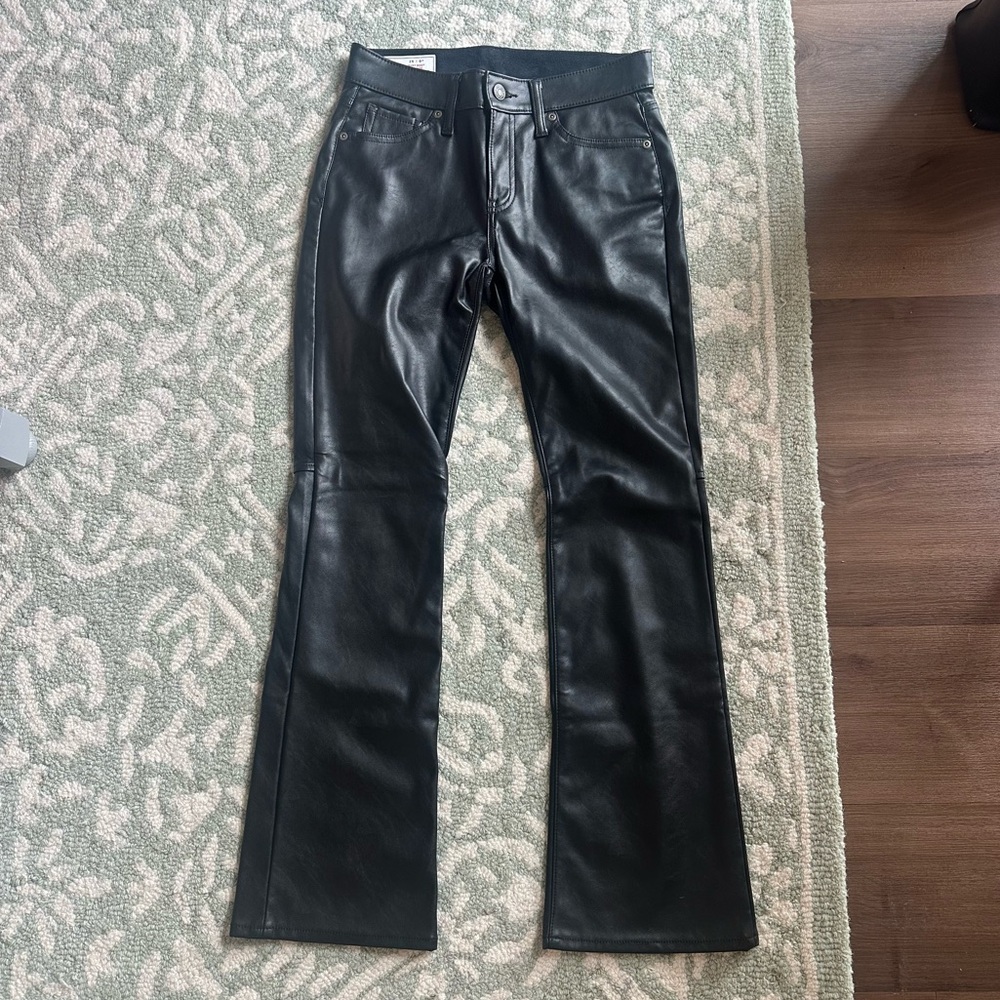 Gap Baby Boot Mid Rise Leather Pants